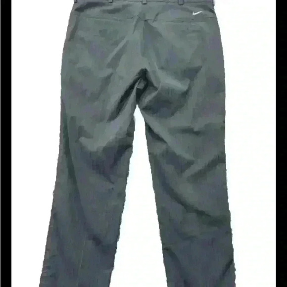 Nike Pants Men 34/32 Novelty Golf Tour Performance Chino Pin Striped Gray - Picture 2 of 5